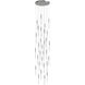 Main St. LED 30 inch Polished Nickel Multi Port Pendant Ceiling Light