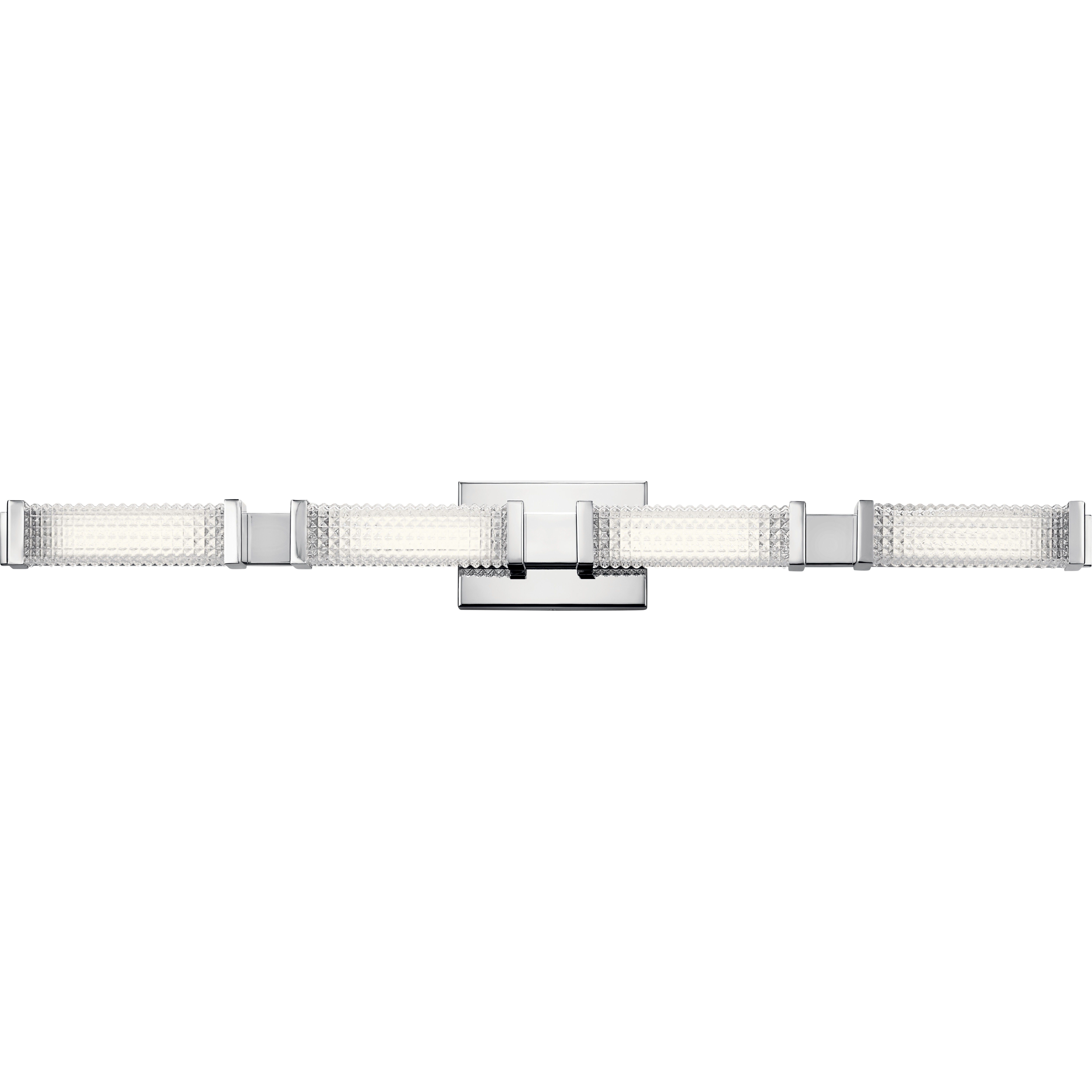 Ammiras LED 40.5 inch Chrome Bathroom Vanity Light Wall Light, 4 Arm