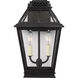 C&M by Chapman & Myers Falmouth 2 Light 13.75 inch Dark Weathered Zinc Outdoor Wall Lantern