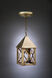 York 1 Light 5 inch Dark Antique Brass Outdoor Ceiling Light in Seedy Marine Glass