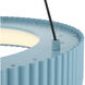 Wry Sashay 1 Light 19.75 inch Sky Blue Pendant Ceiling Light