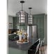 Hulton 6 Light 21 inch Matte Black Lantern Chandelier Ceiling Light