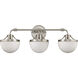 Meredith 3 Light 24 inch Satin Nickel Bathroom Vanity Light Wall Light