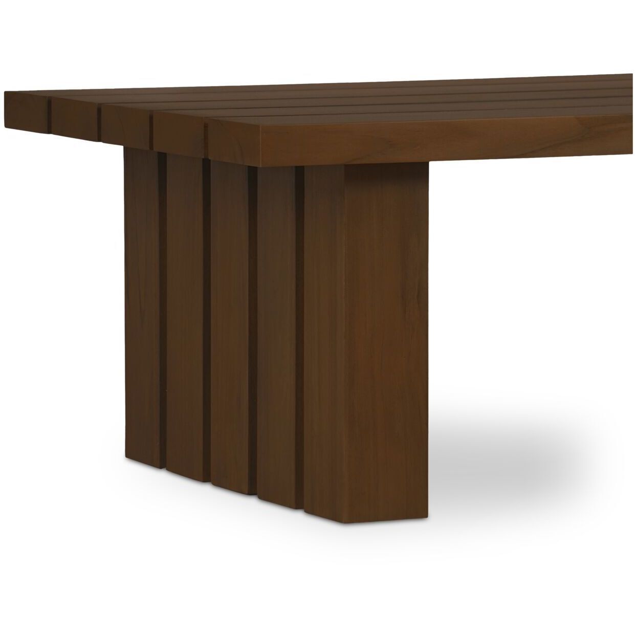 Denby 65 X 35 inch Brown Outdoor Coffee Table