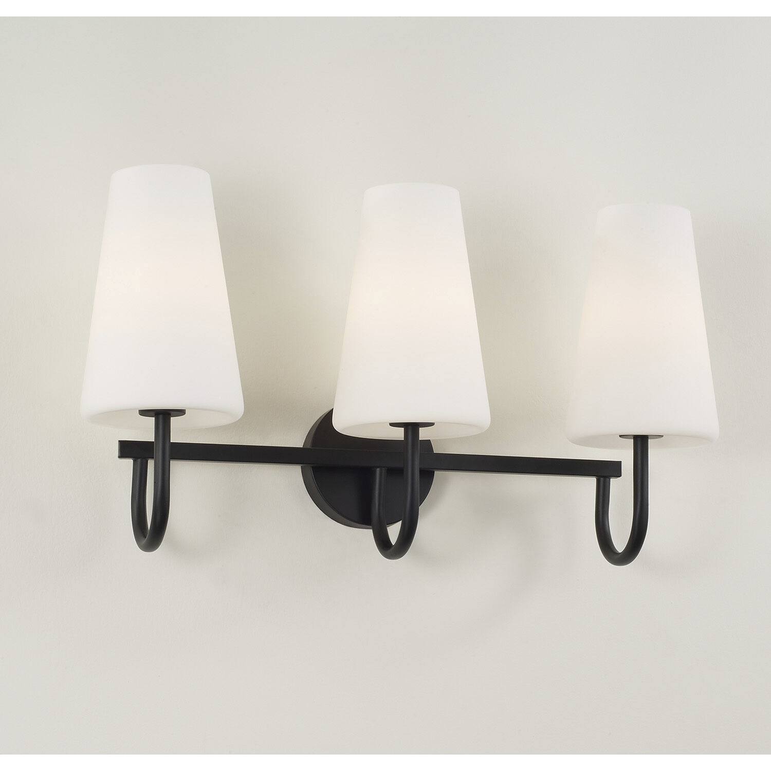 Averitt 3 Light 24 inch Matte Black Vanity Light Wall Light