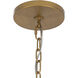 Coastlyn 9 Light 36.75 inch Legacy Brass Pendant Ceiling Light