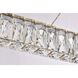Monroe 1 Light 47 inch Gold Linear Pendant Ceiling Light