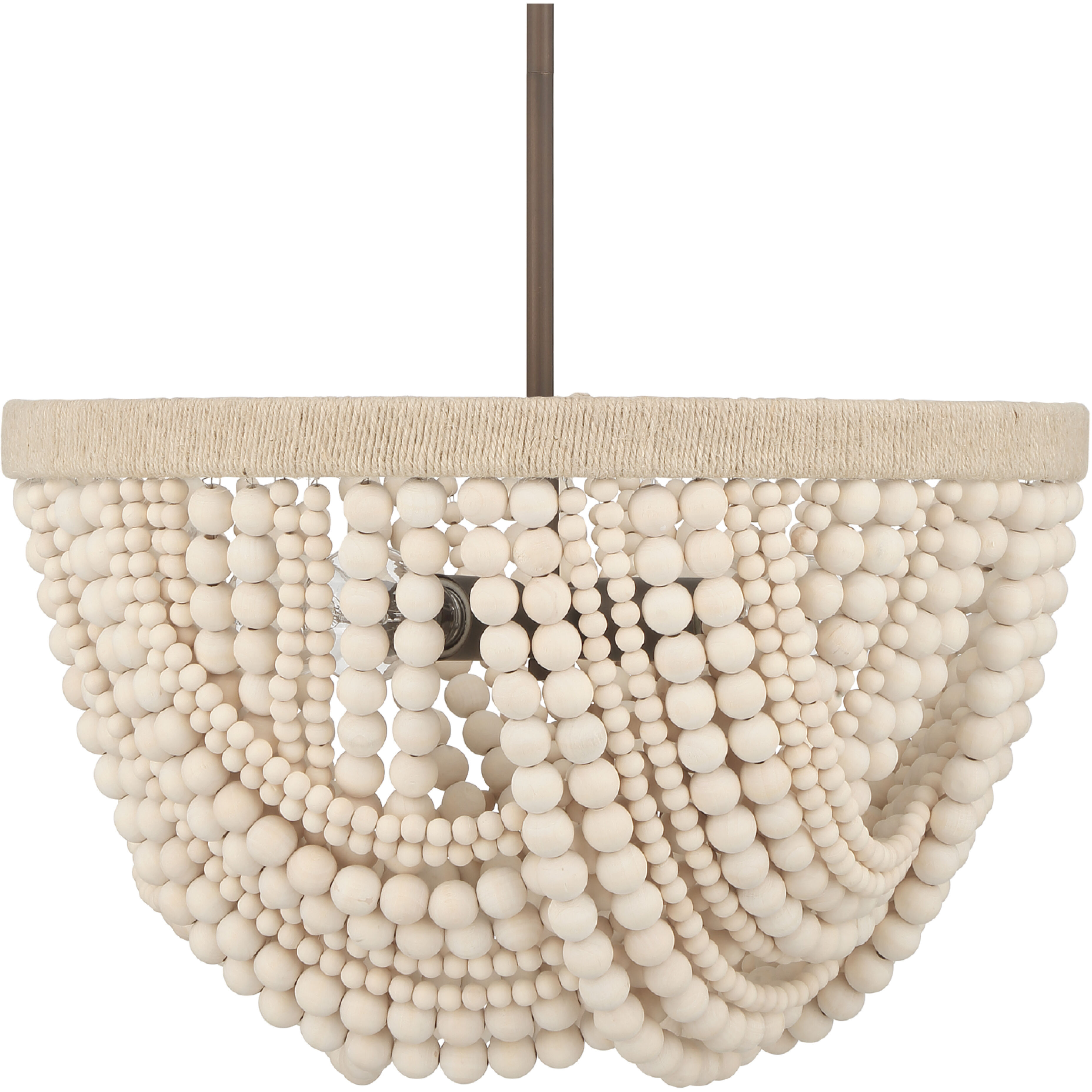 Autumndale 4 Light 19.25 inch Matte Bronze Pendant Ceiling Light, Large