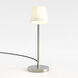 Imari 20.55 inch Matte Nickel Interior Table Light Portable Light