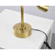 Canada 29.5 inch 5 watt Brass Table Lamp Portable Light
