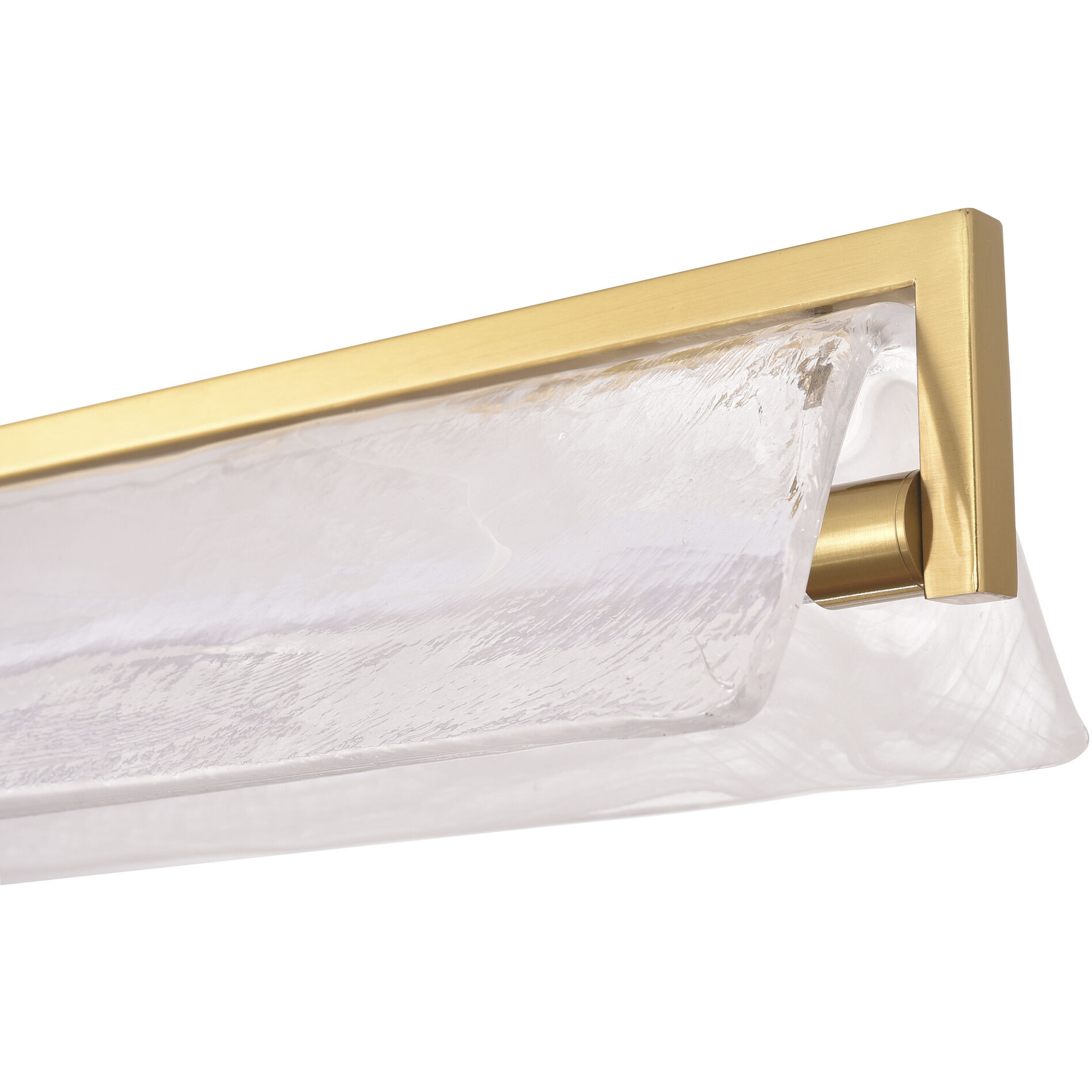 Mingle 2 Light 42 inch Satin Brass Linear Pendant Ceiling Light