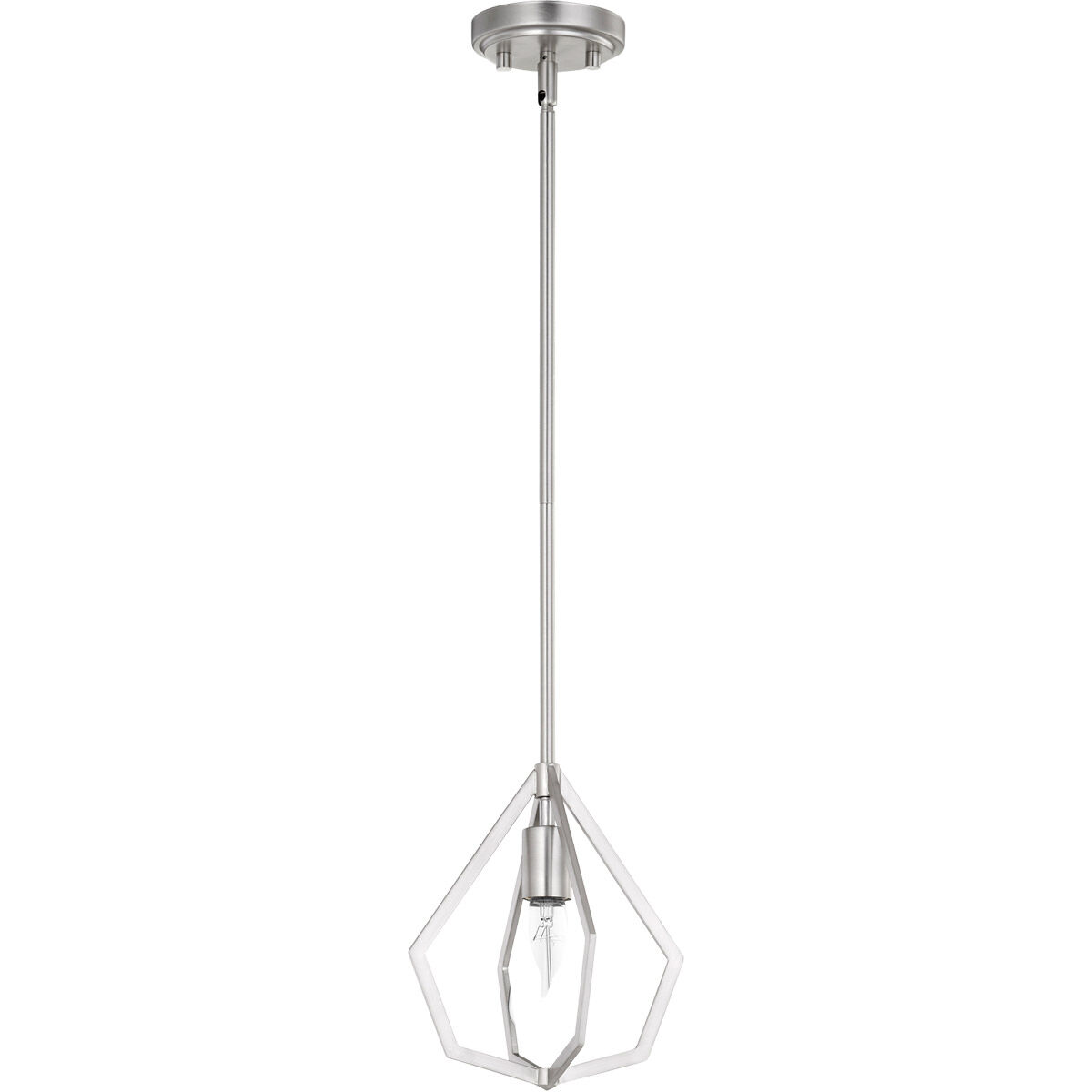 Knox 1 Light 9 inch Satin Nickel Mini Pendant Ceiling Light