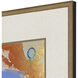 Discovery Beige and Green and Orange and Rust Framed Art