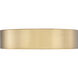 Kawan LED 12 inch Modern Gold Flush Mount Ceiling Light