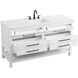 Karson 60 X 34 inch White Bathroom Vanity Cabinet
