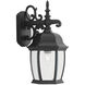 Tiverton 1 Light 16 inch Black Outdoor Wall Lantern