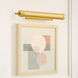 Wyatt 2 Light 24.5 inch Modern Brass Wall Sconce Wall Light