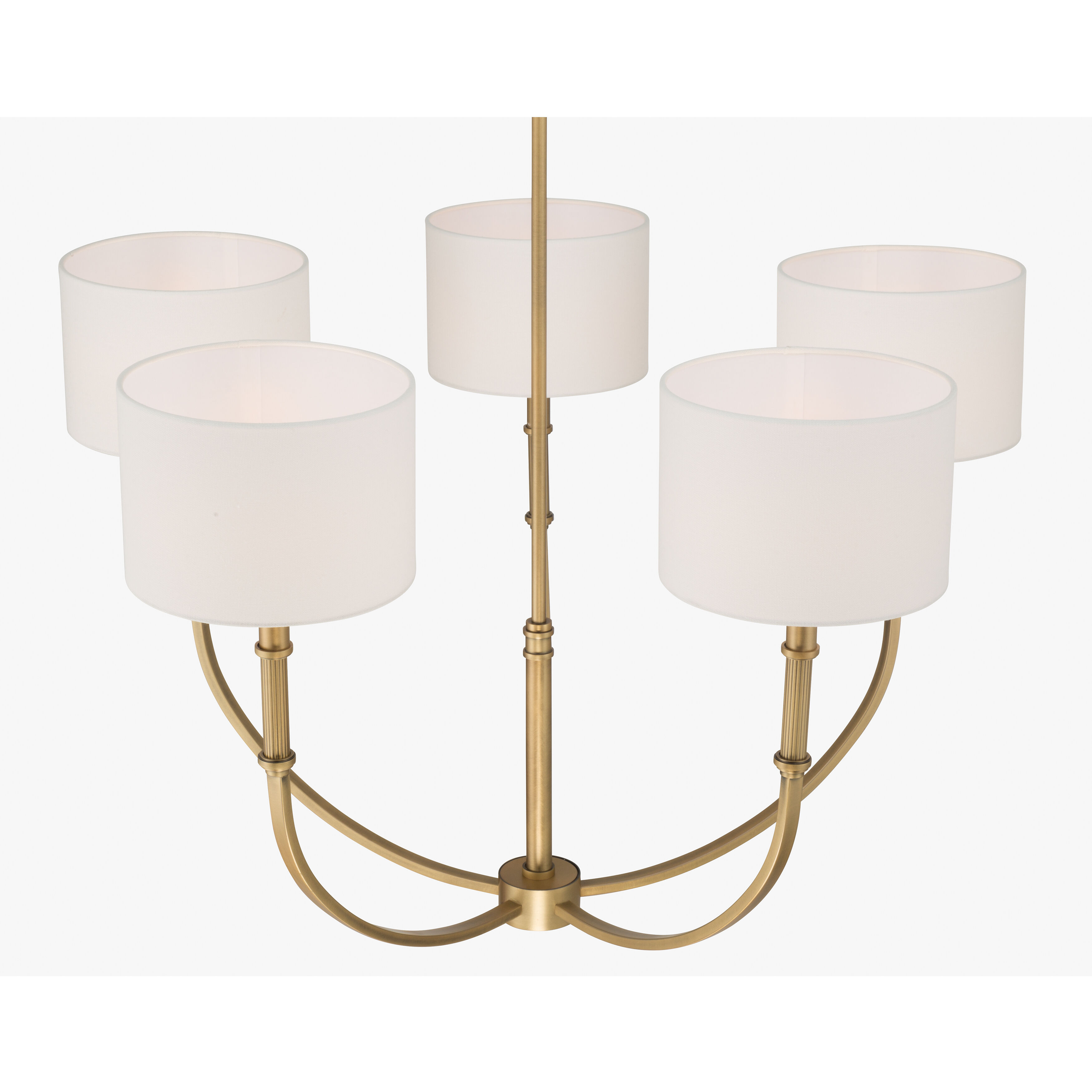 Molvene 5 Light 33 inch Legacy Brass Chandelier Ceiling Light