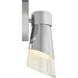 Fusion Collection - Lugano Family 4.75 inch Polished Chrome ADA Wall Sconce Wall Light in 1, EVOLV