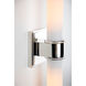 Mill Valley 2 Light 4.5 inch Polished Nickel Bath and Vanity Wall Light