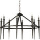 Blackthorn 8 Light 36.5 inch Aged Bronze Chandelier Ceiling Light