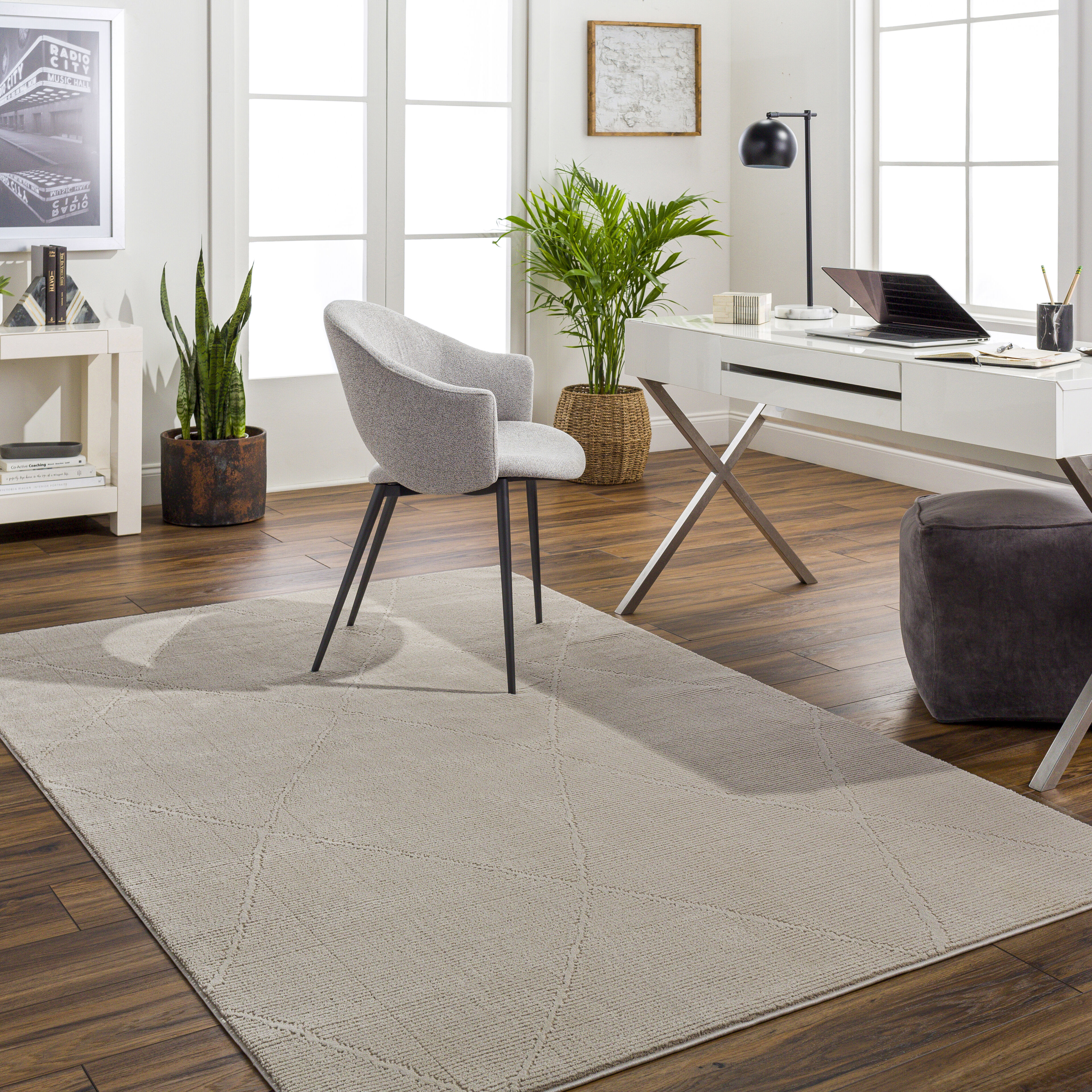 Alder 84 X 59 inch Taupe Rug, Rectangle