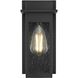 Dunton 1 Light 11 inch Black Outdoor Wall Sconce