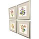 Fleur Melange Green and Red and Pink and Yellow Framed Art, Propac