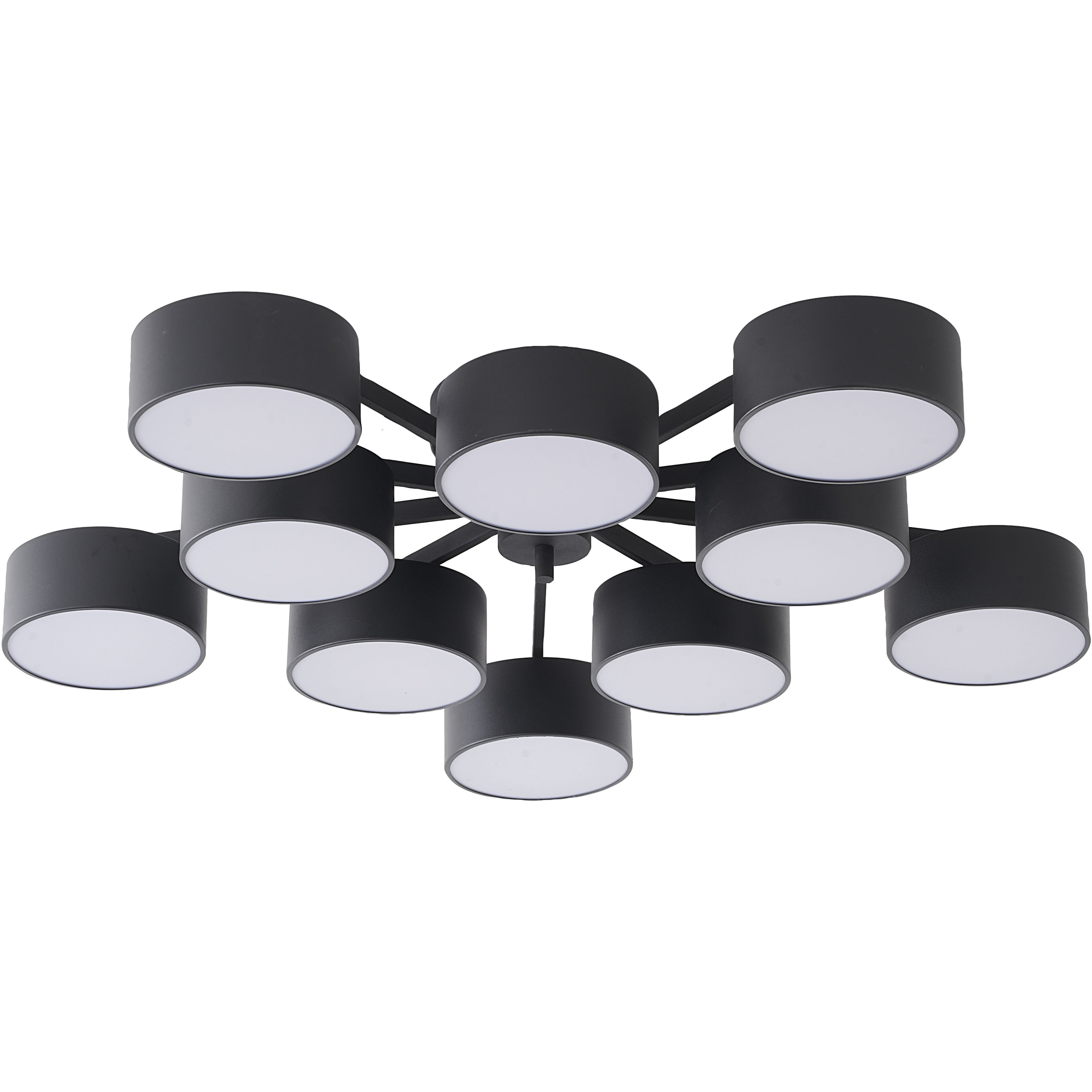 Canada LED 38 inch Black Chandelier Ceiling Light