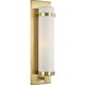 Hartwick 1 Light 5 inch Satin Brass ADA Wall Sconce Wall Light
