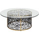 Kato 46 inch Havana Gold Coffee Table, Smithsonian Collaboration