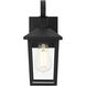 Riggs 1 Light 12.5 inch Black Outdoor Wall Sconce