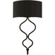 Como LED 11 inch Matte Black ADA Wall Sconce Wall Light, Essentials