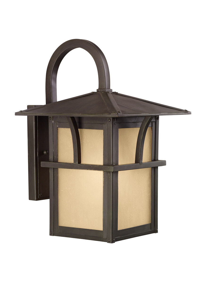 Medford Lakes 1 Light 14.25 inch Statuary Bronze Outdoor Wall Lantern, Medium