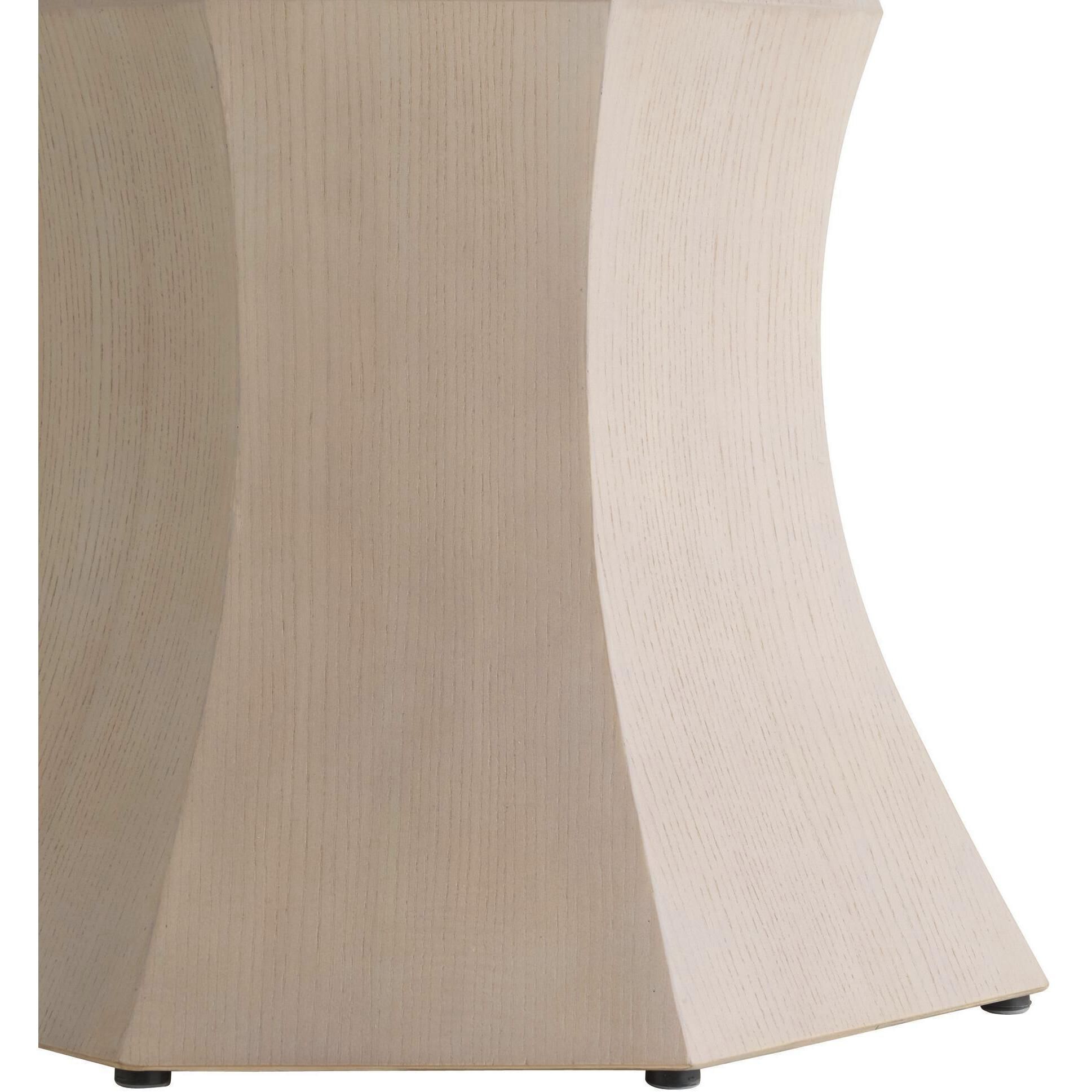 Kinsley 54 inch Light Beige Burl and Light Beige Dining Table