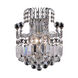 Corona 2 Light 12 inch Chrome Wall Sconce Wall Light in Royal Cut
