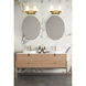 Danica 2 Light 11.75 inch Modern Gold Bath Vanity Light Wall Light