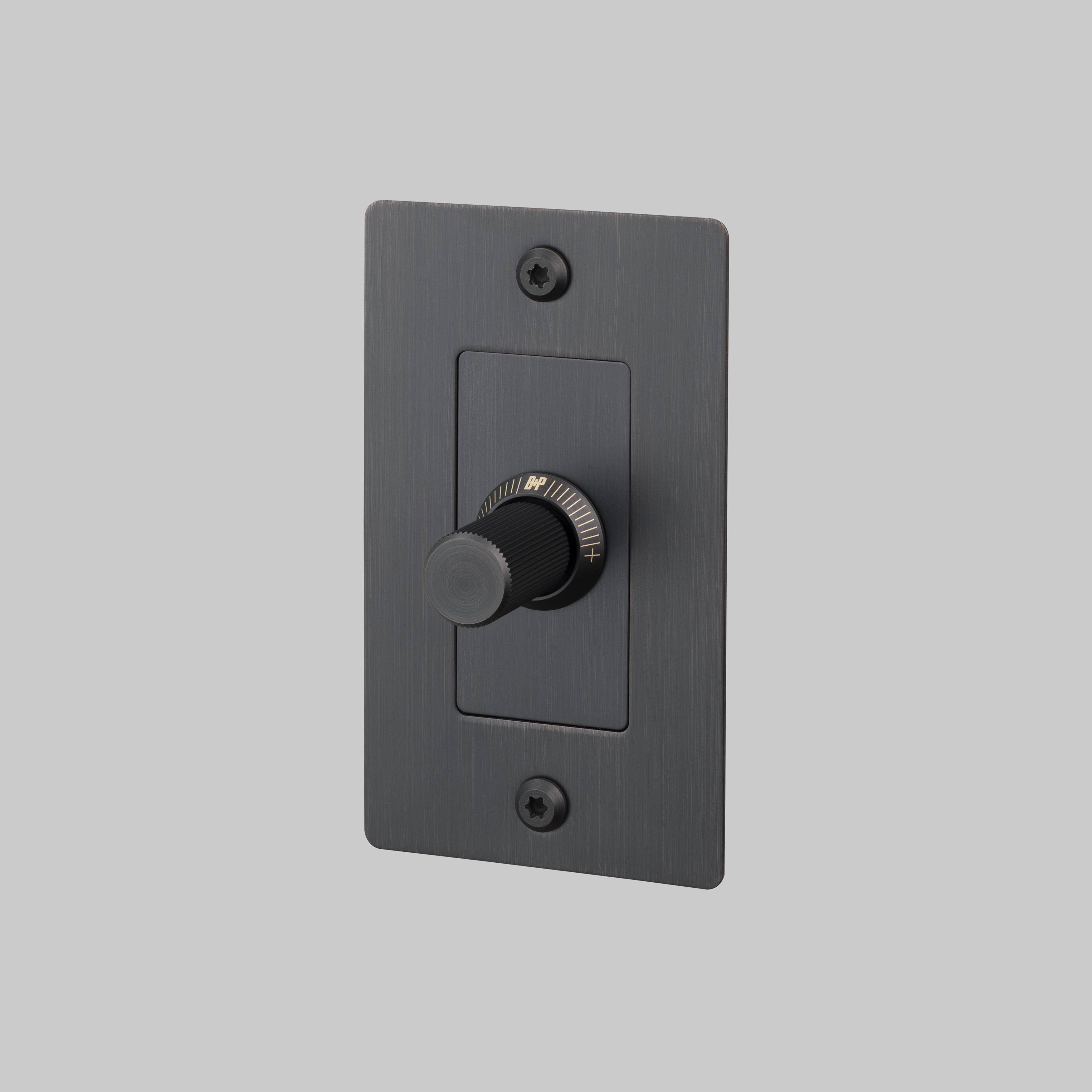 1G 100-120 Smoked Bronze Dimmer Switch, LED