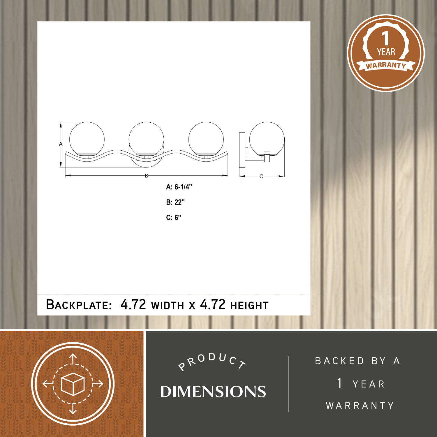 Monticello 3 Light 22 inch Matte Black Bathroom Light Wall Light