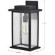 Sullivan 1 Light 16 inch Matte Black Outdoor Wall Sconce