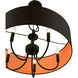 Bradhurst 5 Light 23 inch Black Pendant Chandelier Ceiling Light