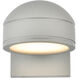 Raine Outdoor Wall Light in Silver