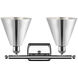 Ballston Cone 2 Light 18 inch Polished Chrome Bath Vanity Light Wall Light