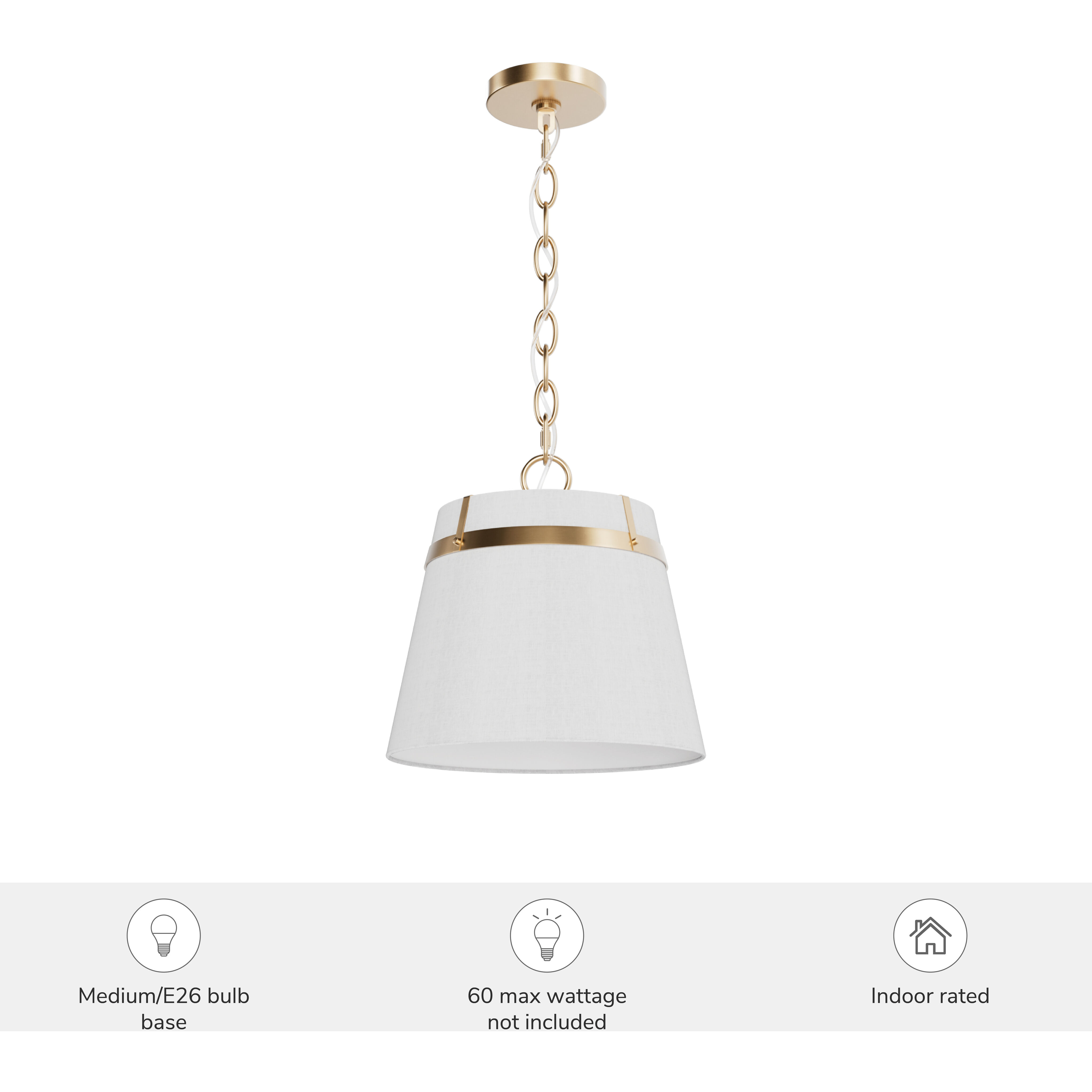 Ada Lee 1 Light 10 inch Alturas Gold Pendant Ceiling Light, Small