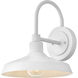 Coastal Elements Forge 1 Light 13.25 inch Textured White Outdoor Wall Mount Barn Light