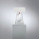 Forever Flora 31.6 inch 7 watt Polished Chrome Table Lamp Portable Light in Red Rope, Red Rope