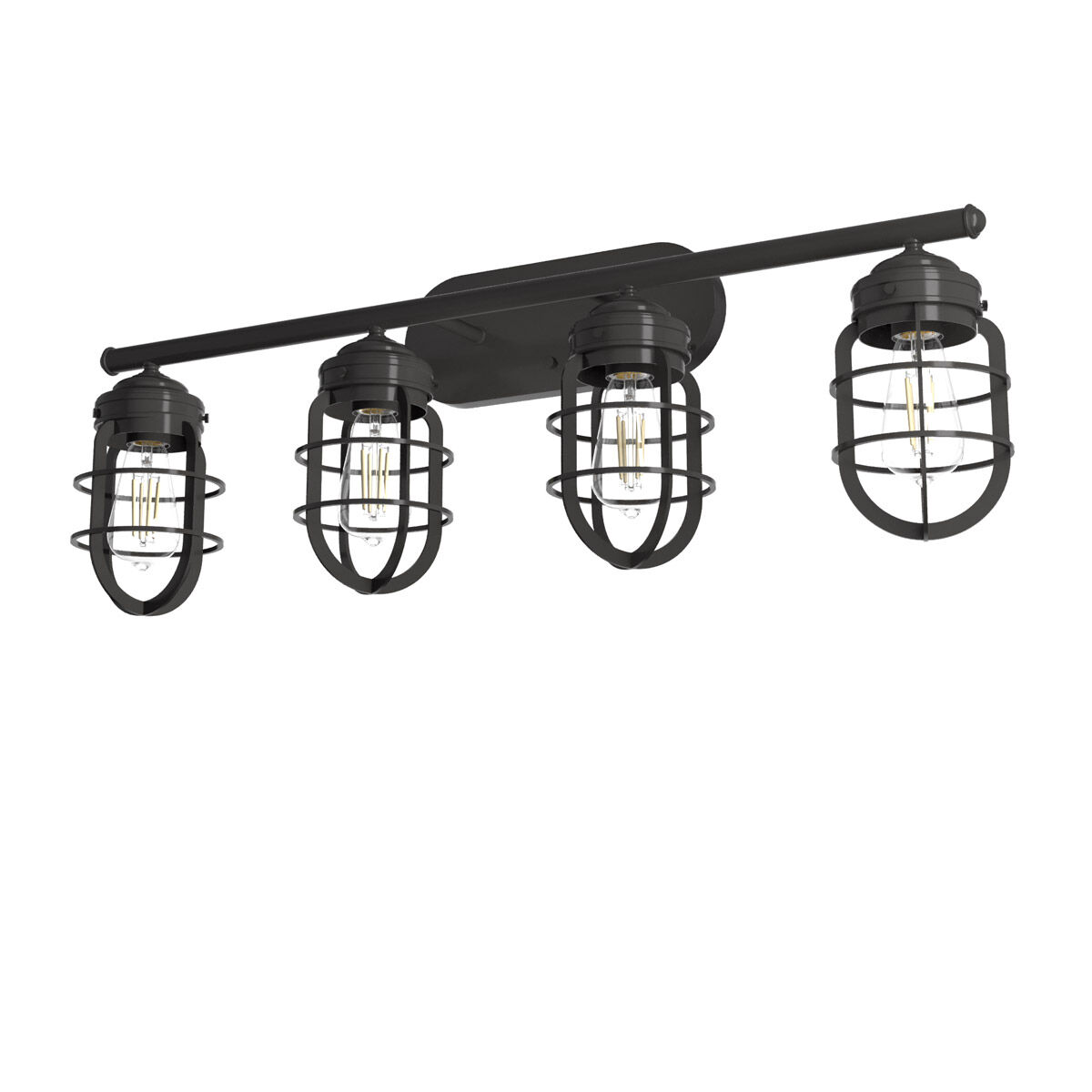 Starklake 4 Light 34 inch Noble Bronze Vanity Light Wall Light