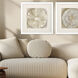 Emboss Beauty Beige and Metallic and Neutral and Rust Framed Art, Propac