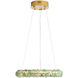 Ziva Corallo 21.63 inch 50.00 watt Turquoise Chandelier Ceiling Light