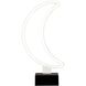 Moon 11.75 inch White LED Neon Lamp Portable Light